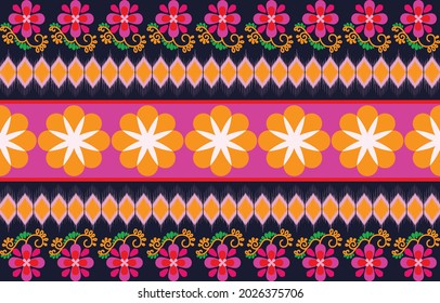 diseño de vectores orientales geométricos de origen étnico geométrico estilo azteca estilo tribal sin costuras patrón de fondo escandinavo indio gitano mexicano de papel pintado batik ilustración vectorial