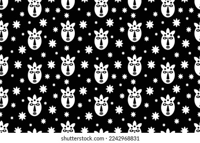 ikat folk pattern geometric ethnic ornament oriental vector design ethnic aztec style tribal seamless background pattern African indian scandinavian mexican wallpaper clothing batik. 