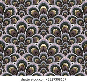 Ikat folklore Hand drawn ornament. Tribal ethnic vector texture. Seamless striped pattern in Aztec style. Figure tribal embroidery. Indian, Scandinavian, Gyp sy, Mexican, folk pattern.ikat pattern.