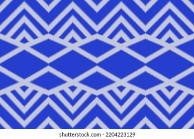 Ikat geometric concept pattern, print, border, tradition, seamless pattern. Ikat pattern Illustrations for textile business, publications, weaving