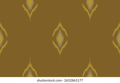 Plano de fundo de design geométrico Ikat. Padrão contínuo em tribal, folk bordado vintage chevron art. Azteca geométrica arte ornamento impressão para tapete, papel de parede, roupas, embalagem, tecido, capa