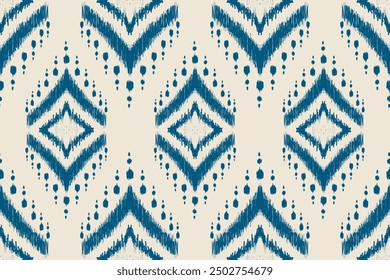 Ikat  geometric embroidery ethnic oriental pattern traditional.Aztec art ornament print.Design for carpet, cover.wallpaper, wrapping, fabric, clothing