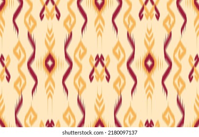 ikat geometric ethnic oriental design. seamless pattern. design ikat fabric for textile ethnic, native pattern motif  vector embroidery ikat style,  geometric textile design or  background wallpaper. 