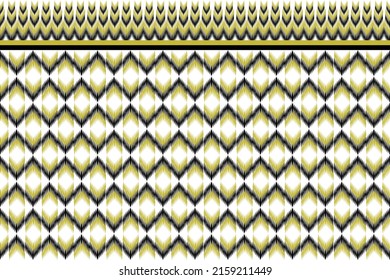 Patrón geométrico étnico oriental tipo bordado tradicional. Diseño para fondo, alfombra, alfombra, papel pintado, ropa, envoltura,Batik,tela,textil, ilustración vectorial.