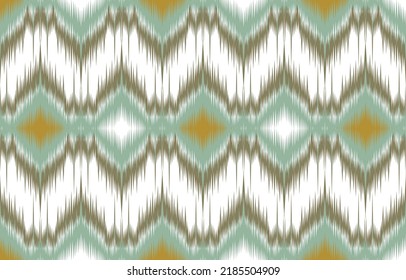 Ikat geometric ethnic oriental seamless pattern. design ikat fabric for textile ethnic. native pattern motif. vector embroidery ikat style, geometric textile design, background, wallpaper modal art.