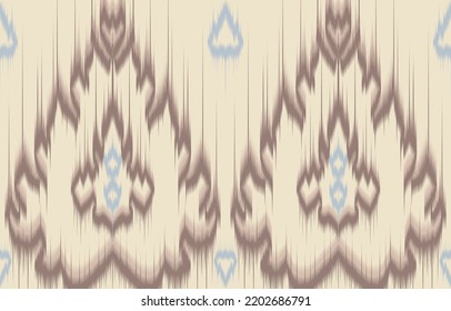 Ikat geometric ethnic oriental seamless pattern. design ikat fabric for textile ethnic. native pattern motif. vector embroidery ikat style, geometric textile design, background, wallpaper modal art.