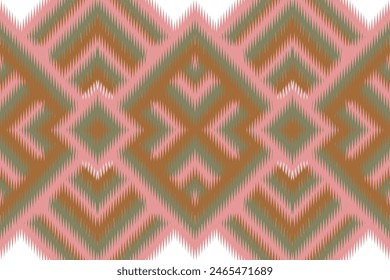 ikat geometric ethnic oriental seamless pattern. design ikat fabric for textile ethnic, native pattern motif, embroidery ikat style, geometric textile design, background