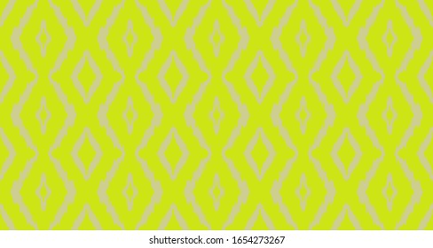 Ikat geometric folklore ornament with diamonds. Tribal ethnic vector texture. Seamless striped pattern in Aztec style. Folk embroidery. Indian, Scandinavian, Gypsy, Mexican, African rug.