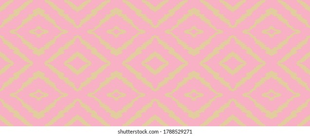 Ikat geometric folklore ornament with diamonds. Tribal ethnic vector texture. Seamless striped pattern in Aztec style. Folk embroidery. Indian, Scandinavian, Gypsy, Mexican, African rug.