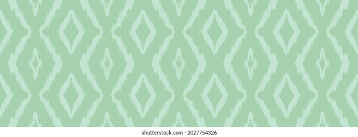 Ikat geometric folklore ornament with diamonds. Tribal ethnic vector texture. Seamless striped pattern in Aztec style. Folk embroidery. Indian, Scandinavian, Gypsy, Mexican, African rug.