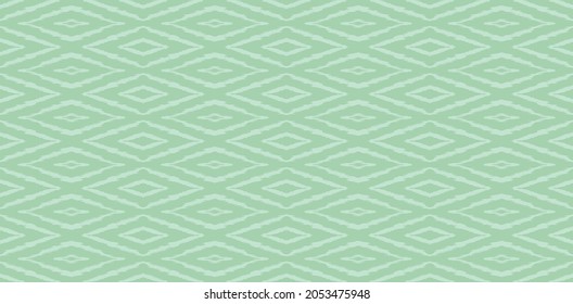 Ikat geometric folklore ornament with diamonds. Tribal ethnic vector texture. Seamless striped pattern in Aztec style. Folk embroidery. Indian, Scandinavian, Gypsy, Mexican, African rug.