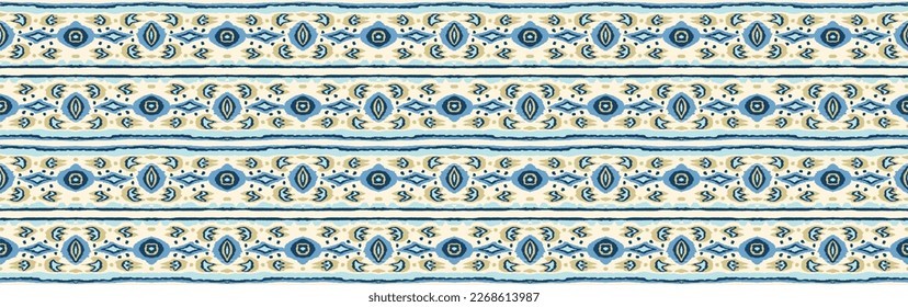 Ikat geometric folklore ornament with diamonds. Tribal ethnic vector texture. Seamless striped pattern in Aztec style. Folk embroidery. Indian, Scandinavian, Gypsy, Mexican, African rug.