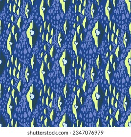 Ikat geometric folklore ornament with diamonds. Tribal ethnic vector texture. Seamless striped pattern in Aztec style. Folk embroidery. Indian, Scandinavian, Gypsy, Mexican, African rug.