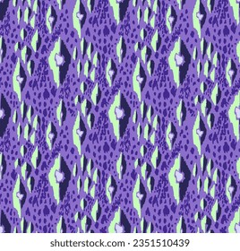 Ikat geometric folklore ornament with diamonds. Tribal ethnic vector texture. Seamless striped pattern in Aztec style. Folk embroidery. Indian, Scandinavian, Gypsy, Mexican, African rug.