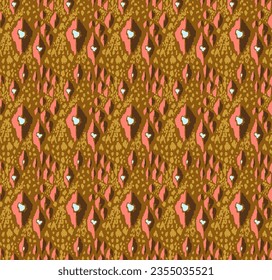 Ikat geometric folklore ornament with diamonds. Tribal ethnic vector texture. Seamless striped pattern in Aztec style. Folk embroidery. Indian, Scandinavian, Gypsy, Mexican, African rug.