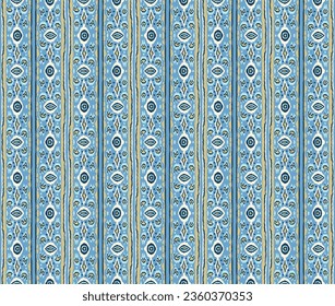 Ikat geometric folklore ornament with diamonds. Tribal ethnic vector texture. Seamless striped pattern in Aztec style. Folk embroidery. Indian, Scandinavian, Gypsy, Mexican, African rug.