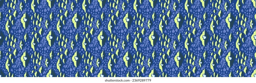 Ikat geometric folklore ornament with diamonds. Tribal ethnic vector texture. Seamless striped pattern in Aztec style. Folk embroidery. Indian, Scandinavian, Gypsy, Mexican, African rug.