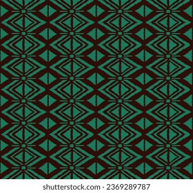 Ikat geometric folklore ornament with diamonds. Tribal ethnic vector texture. Seamless striped pattern in Aztec style. Folk embroidery. Indian, Scandinavian, Gypsy, Mexican, African rug.