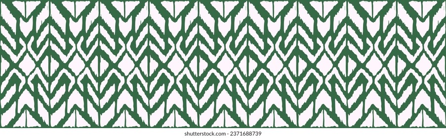 Ikat geometric folklore ornament with diamonds. Tribal ethnic vector texture. Seamless striped pattern in Aztec style. Folk embroidery. Indian, Scandinavian, Gypsy, Mexican, African rug.