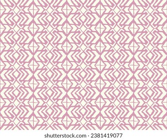 Ikat geometric folklore ornament with diamonds. Tribal ethnic vector texture. Seamless striped pattern in Aztec style. Folk embroidery. Indian, Scandinavian, Gypsy, Mexican, African rug.