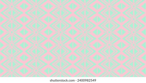 Ikat geometric folklore ornament with diamonds. Tribal ethnic vector texture. Seamless striped pattern in Aztec style. Folk embroidery. Indian, Scandinavian, Gypsy, Mexican, African rug.