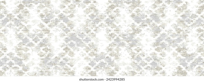 Ikat geometric folklore ornament with diamonds. Tribal ethnic vector texture. Seamless striped pattern in Aztec style. Folk embroidery. Indian, Scandinavian, Gypsy, Mexican, African rug.
