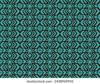 Ikat geometric folklore ornament with diamonds. Tribal ethnic vector texture. Seamless striped pattern in Aztec style. Folk embroidery. Indian, Scandinavian, Gypsy, Mexican, African rug.