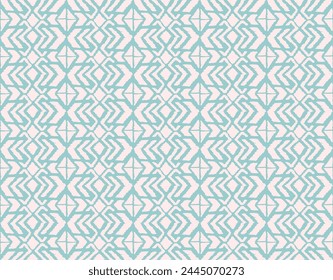 Ikat geometric folklore ornament with diamonds. Tribal ethnic vector texture. Seamless striped pattern in Aztec style. Folk embroidery. Indian, Scandinavian, Gypsy, Mexican, African rug.