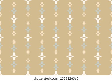 Ikat geometric folklore ornament with diamonds. Tribal ethnic texture. Seamless striped pattern in Aztec style. Folk embroidery. Indian, Scandinavian, Gypsy, Mexican, African rug. for texture, fabric