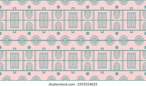 Ikat geometric folklore ornament with diamonds. Tribal ethnic vector texture. Seamless striped pattern in Aztec style. Folk embroidery. Indian, Scandinavian, Gypsy, Mexican, African rug.