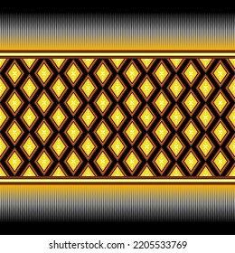 Ikat geometric folklore ornament with diamonds.Tribal ethnic vector texture.Striped seamless pattern in Aztec style.Folk embroidery. Indian, Scandinavian, Gypsy, Mexican, African rug.