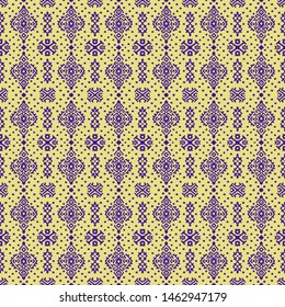 Ikat geometric folklore ornament. Oriental vector damask pattern. Ancient art of Arabesque. Tribal ethnic texture. Spanish motif on the carpet. Aztec style. Indian rug. Gypsy, Mexican embroidery.O