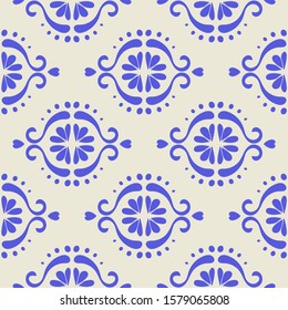 Ikat geometric folklore ornament. Oriental vector damask pattern. Ancient art of Arabesque. Tribal ethnic texture. Spanish motif on the carpet. Aztec style. Indian rug. Gypsy, Mexican embroidery.O