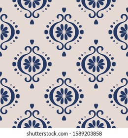 Ikat geometric folklore ornament. Oriental vector damask pattern. Ancient art of Arabesque. Tribal ethnic texture. Spanish motif on the carpet. Aztec style. Indian rug. Gypsy, Mexican embroidery.O