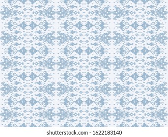 Ikat geometric folklore ornament. Oriental vector damask pattern. Ancient art of Arabesque. Tribal ethnic texture. Spanish motif on the carpet. Aztec style. Indian rug. Gypsy, Mexican embroidery.