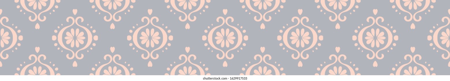 Ikat geometric folklore ornament. Oriental vector damask pattern. Ancient art of Arabesque. Tribal ethnic texture. Spanish motif on the carpet. Aztec style. Indian rug. Gypsy, Mexican embroidery.O