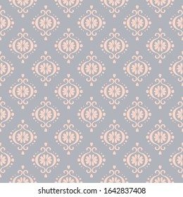 Ikat geometric folklore ornament. Oriental vector damask pattern. Ancient art of Arabesque. Tribal ethnic texture. Spanish motif on the carpet. Aztec style. Indian rug. Gypsy, Mexican embroidery.O