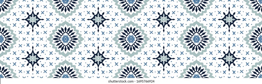Ikat geometric folklore ornament. Oriental vector damask pattern. Ancient art of Arabesque. Tribal ethnic texture. Spanish motif on the carpet. Aztec style. Indian rug. Gypsy, Mexican embroidery.