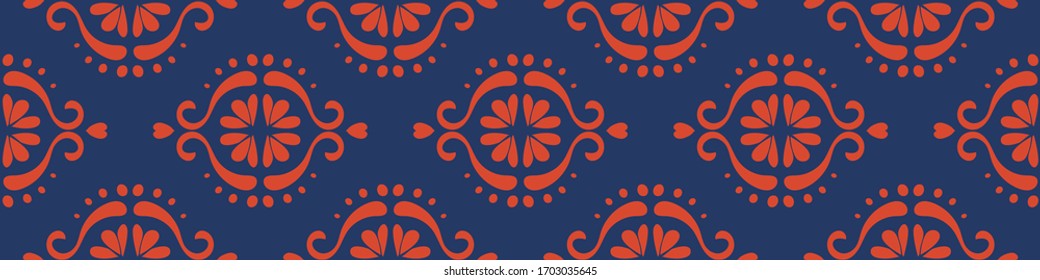 Ikat geometric folklore ornament. Oriental vector damask pattern. Ancient art of Arabesque. Tribal ethnic texture. Spanish motif on the carpet. Aztec style. Indian rug. Gypsy, Mexican embroidery.O
