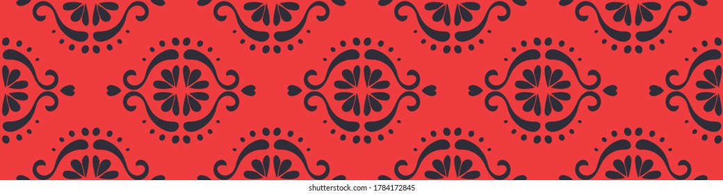Ikat geometric folklore ornament. Oriental vector damask pattern. Ancient art of Arabesque. Tribal ethnic texture. Spanish motif on the carpet. Aztec style. Indian rug. Gypsy, Mexican embroidery.O