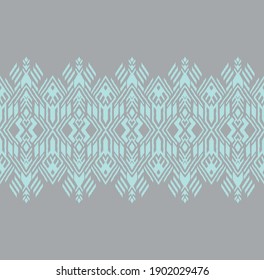 Ikat geometric folklore ornament. Oriental vector damask pattern. Ancient art of Arabesque. Tribal ethnic texture. Spanish motif on the carpet. Aztec style. Indian rug. Gypsy, Mexican embroidery.