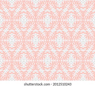 Ikat geometric folklore ornament. Oriental vector damask pattern. Ancient art of Arabesque. Tribal ethnic texture. Spanish motif on the carpet. Aztec style. Indian rug. Gypsy, Mexican embroidery.