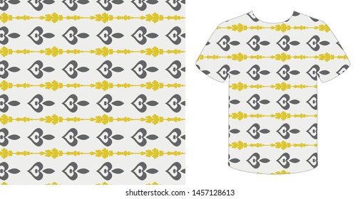 Ikat geometric folklore ornament. Tribal ethnic vector texture. Seamless striped pattern in Aztec style. Figure tribal embroidery. Indian, Scandinavian, Gypsy, Mexican, folk pattern.Tshirt design