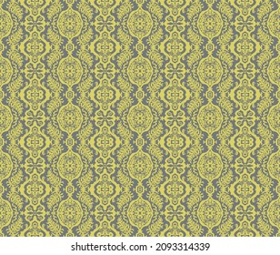 Ikat geometric folklore ornament. Tribal ethnic vector texture. Seamless striped pattern in Aztec style. Figure tribal embroidery. Indian, Scandinavian, Gypsy, Mexican, folk pattern.