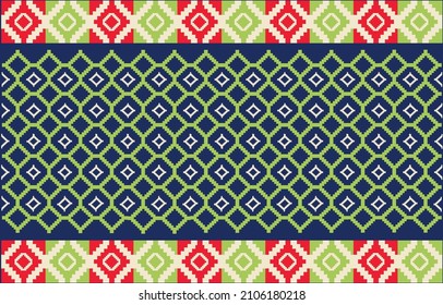Ikat geometric folklore ornament. Tribal ethnic vector texture. pattern design for fabrics, silk, scarf, carpets, shawls, and also use for decorating curtains or wallpaper. Backgrounds  Textures.