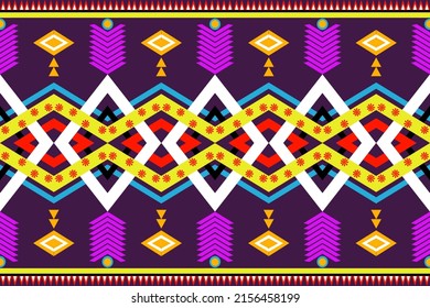 Ikat geometric folklore ornament. Tribal ethnic texture. Seamless striped pattern in Aztec style. Figure tribal embroidery. Indian, Scandinavian, Gypsy,Mexican pattern.vector, illustrations,embroidery