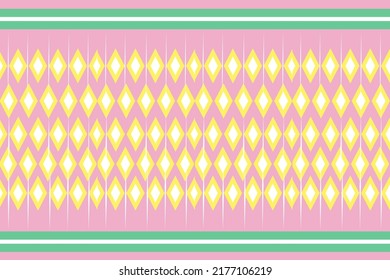 Ikat geometric folklore ornament. Tribal ethnic vector texture. Seamless striped pattern in Aztec style. Figure tribal embroidery. Indian, Scandinavian, Gyp sy, Mexican, folk pattern.ikat pattern.