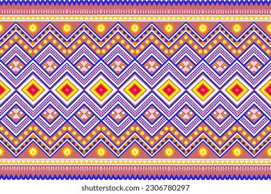 Ikat geometric folklore ornament. Tribal ethnic vector texture. Seamless striped pattern in Aztec style. Figure tribal embroidery. Indian, Scandinavian, Gyp sy, Mexican, folk pattern.ikat pattern