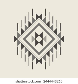 Ikat geometric folklore ornament. Tribal ethnic vector texture. Striped pattern in Aztec style. Figure tribal embroidery. Indian, Scandinavian, Gypsy, Mexican, folk pattern. ikat pattern.