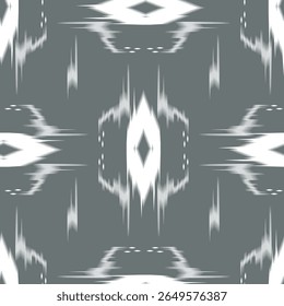 Ikat geometric folklore ornament. Tribal ethnic vector texture. Seamless striped pattern in Aztec style. Figure tribal embroidery. Indian, Scandinavian, Gypsy, Mexican, folk pattern